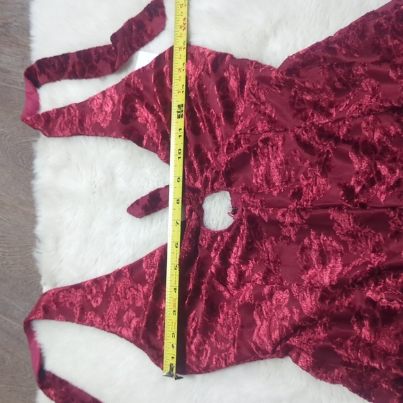 SomeDays Lovin "Warmways" Burnout Velvet Jumpsuit ~ NWT - Picture 2 of 10